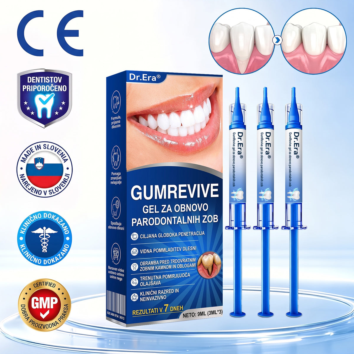 斯洛文尼亚牙齿🇸🇮🏅🦷🛡️Dr.Era® GumRevive Gel za obnovo obzobnih tkiv💎（副本）